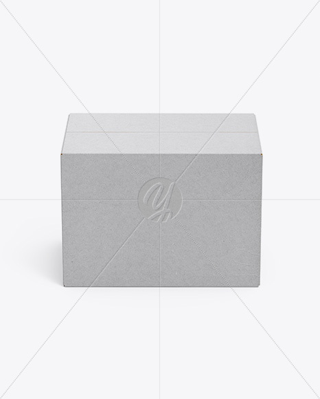 Kraft Box Mockup PSD #3