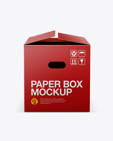 Paper Box Mockup
