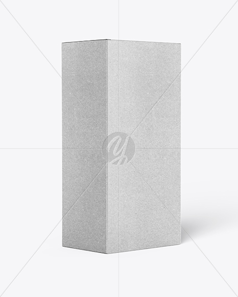 Kraft Paper Box Mockup PSD #3