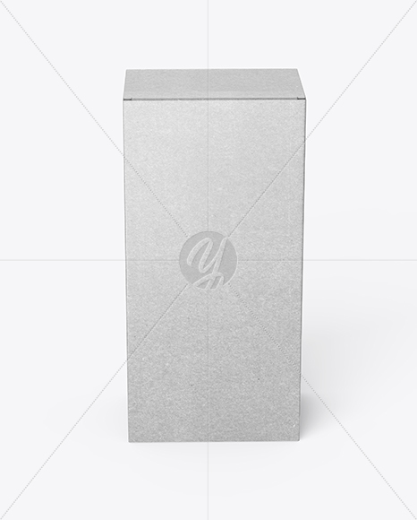 Kraft Paper Box Mockup PSD #3
