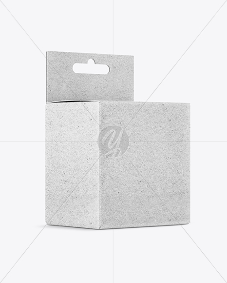 Kraft Paper Box Mockup PSD #3