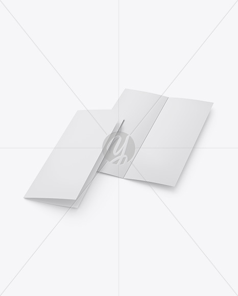 Two Matte Brochures Mockup Object Mockups