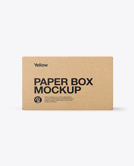 Kraft Box Mockup