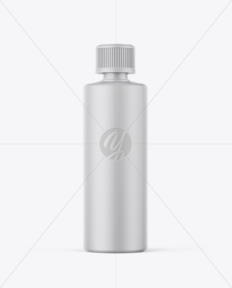 Matte Plastic Bottle Mockup PSD #3
