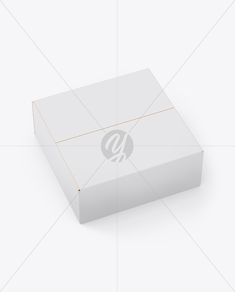 Paper Box Mockup PSD #3