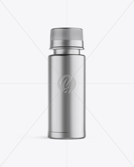 Metallized Bottle Mockup PSD #3