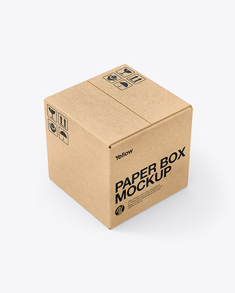 Kraft Box Mockup