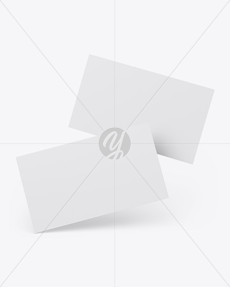 Two Business Cards Mockup PSD #3