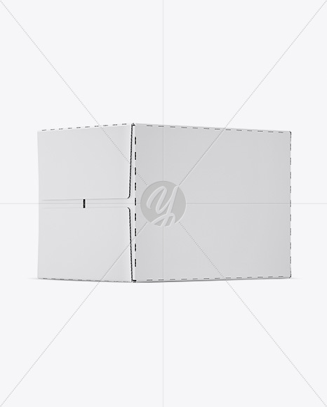 Glossy Paper Box Mockup PSD #3