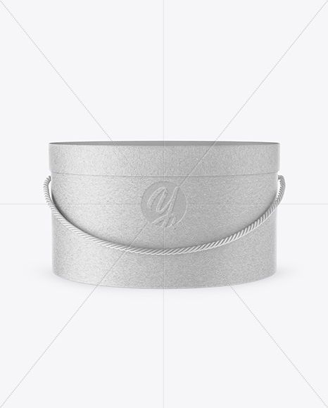 Download Kraft Paper Round Box Mockup In Box Mockups On Yellow Images Object Mockups