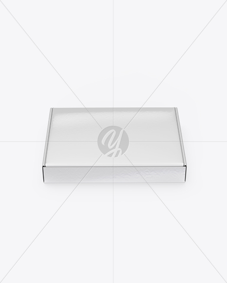 Glossy Paper Box Mockup PSD #3
