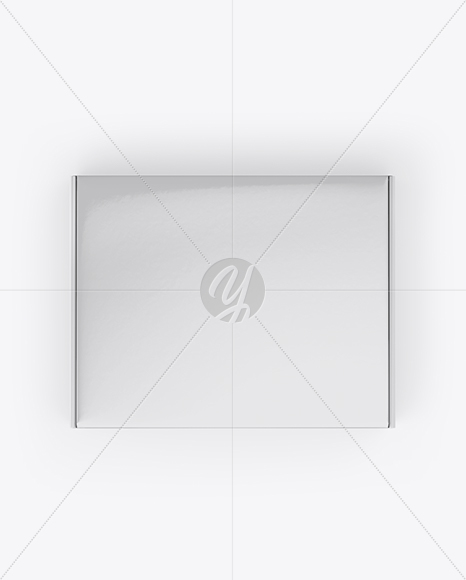 Glossy Paper Box Mockup PSD #3