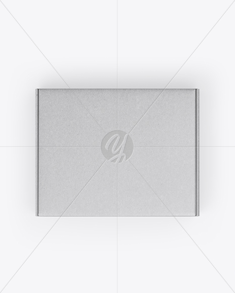 Kraft Paper Box Mockup PSD #3