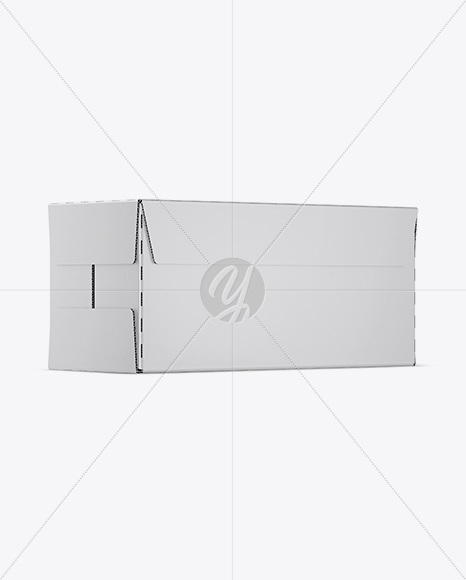 Glossy Paper Box Mockup PSD #3
