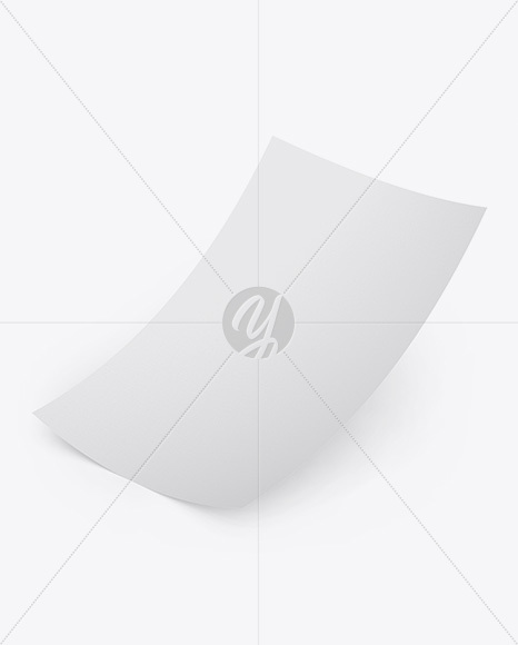 Textured A4 Paper Mockup PSD #3