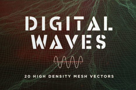 Digital Waves Vectors