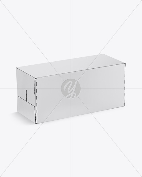 Glossy Paper Box Mockup PSD #3