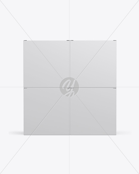 Four Paper Boxes Mockup PSD #3