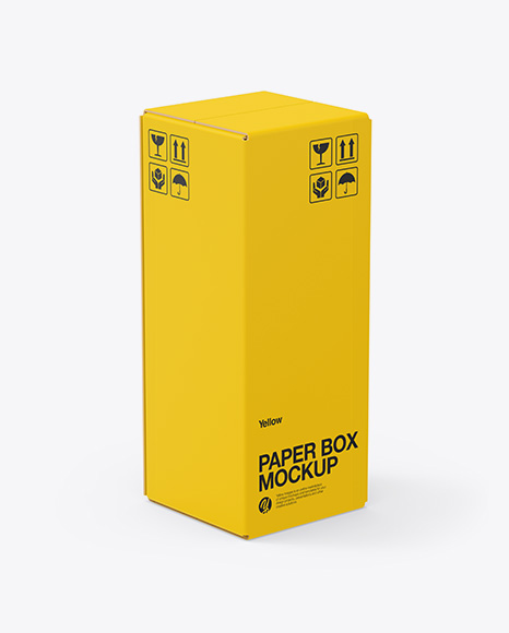 Paper Box Mockup