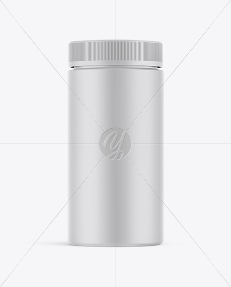 Matte Plastic Bottle Mockup PSD #3