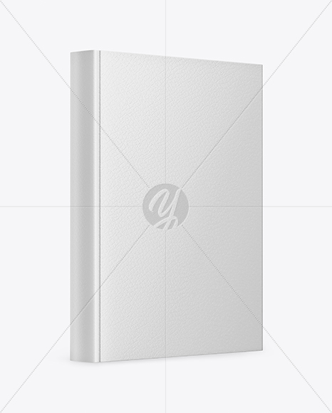 Book w  Leather Cover Mockup   Half Side View PSD #3
