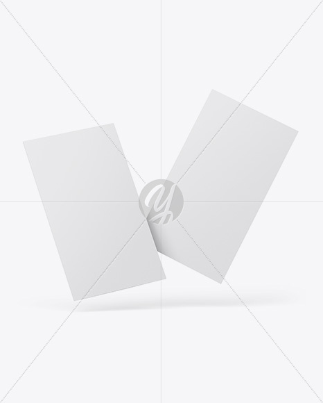 Two Business Cards Mockup PSD #3