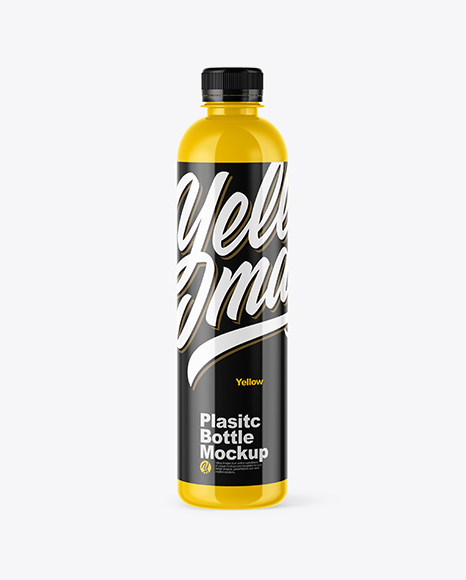 Glossy Bottle Mockup