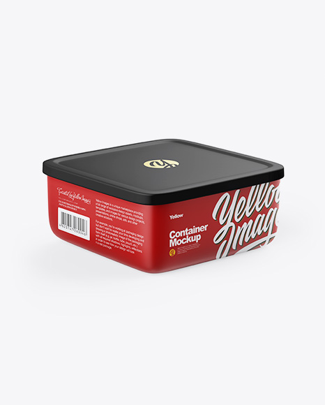 Matte Container Mockup