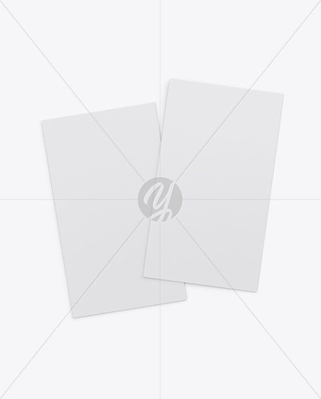 Two Business Cards Mockup PSD #3