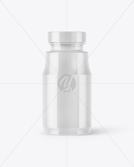 Glossy Pills Bottle Mockup PSD #3