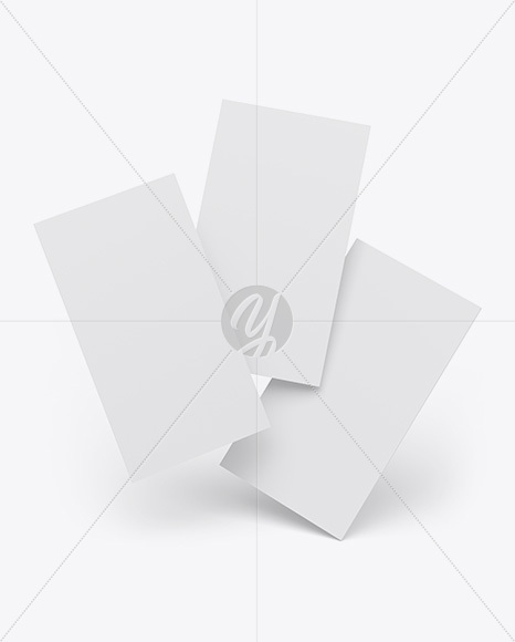 Three Business Cards Mockup PSD #3