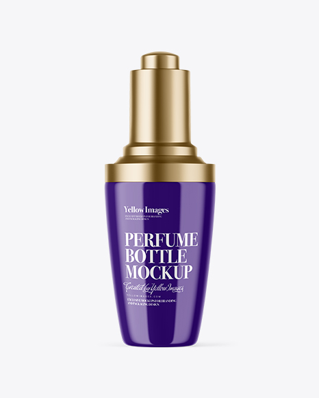Glossy Perfume Bottle Mockup