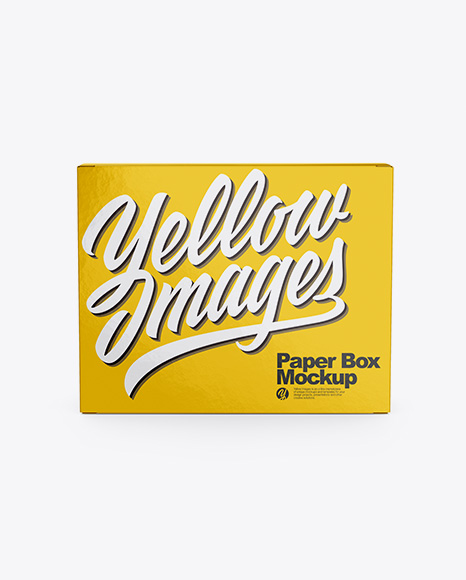 Glossy Box Mockup
