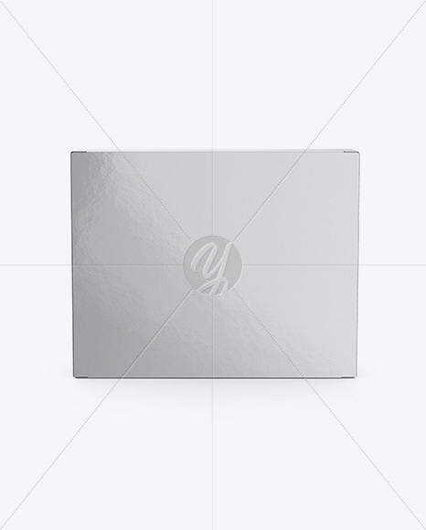 Metallic Box Mockup PSD #3