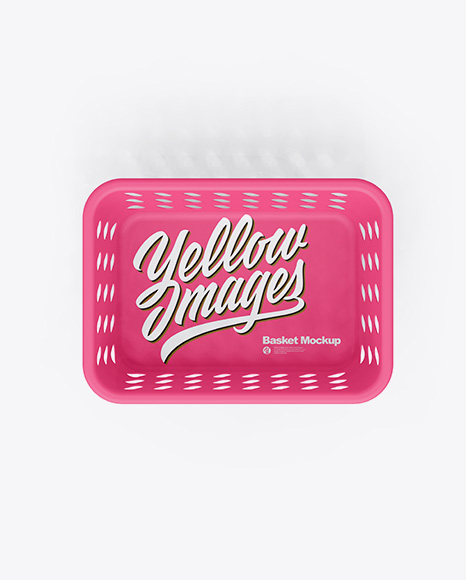 Matte Laundry Basket Mockup