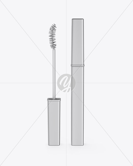 Metallic Mascara Tube Mockup Packaging Mockups