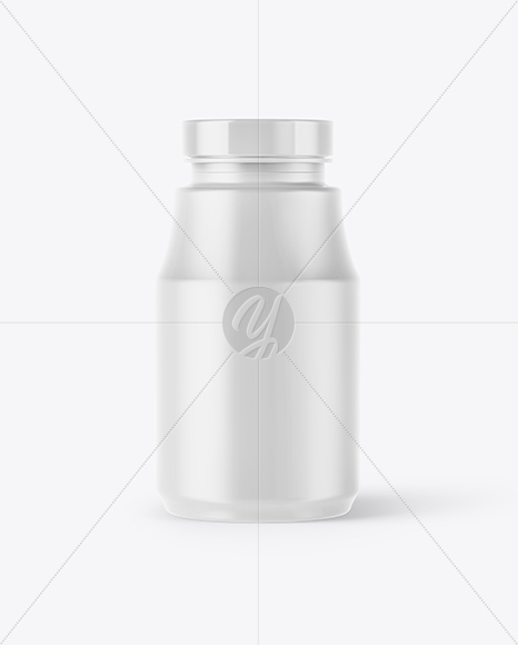 Matte Pills Bottle Mockup PSD #3