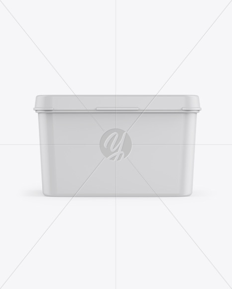 Matte Container Mockup PSD #3