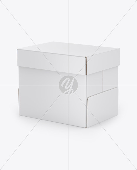 Paper Box Mockup PSD #3