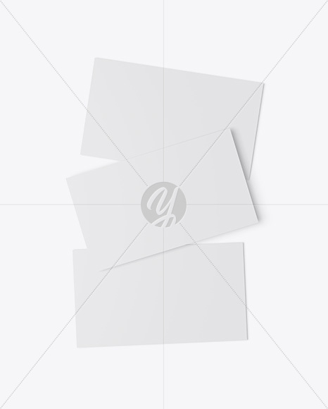 Three Business Cards Mockup PSD #3