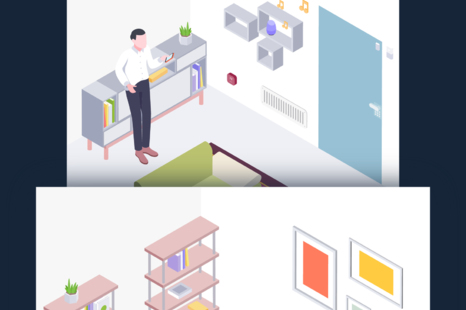 Smart Things Isometric Illustration Concept v.2