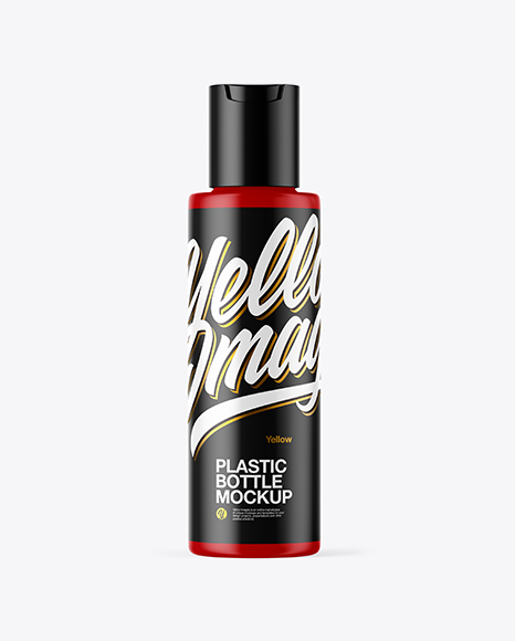 Matte Cosmetic Bottle Mockup