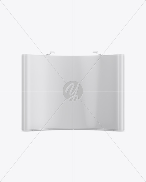 Glossy Spring Pop Up Stand Mockup PSD #3