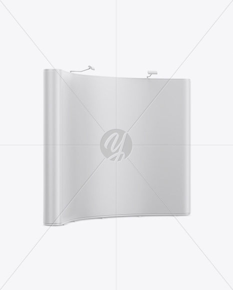 Matte Spring Pop Up Stand Mockup PSD #3