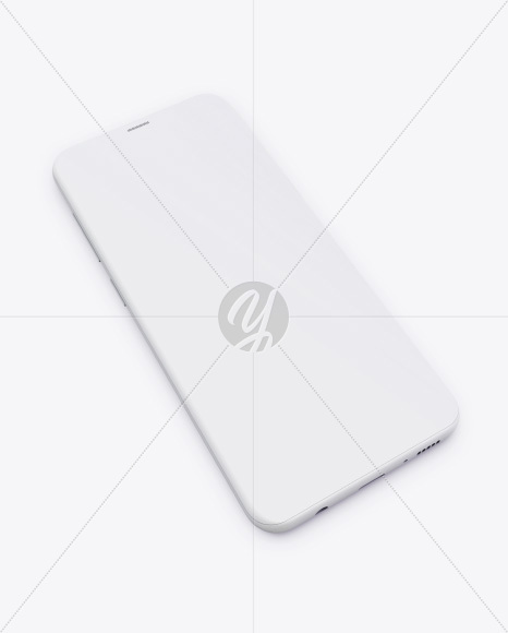 Clay Samsung Galaxy S8 Mockup PSD #3