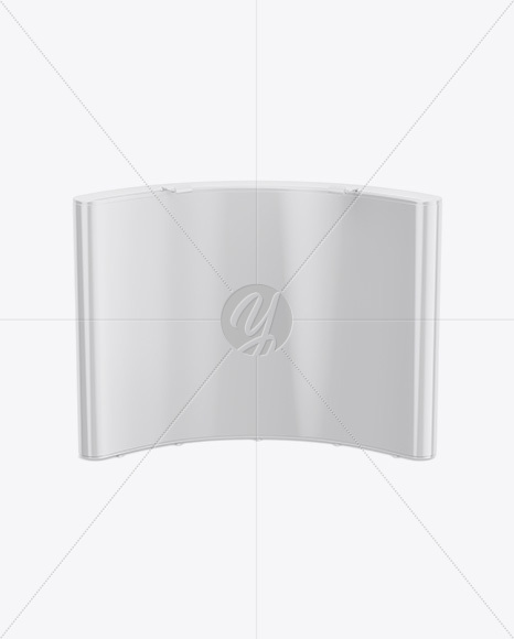 Glossy Spring Pop Up Stand Mockup PSD #3