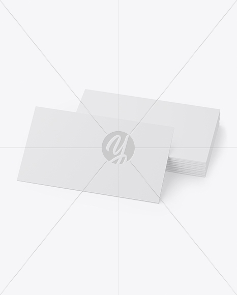 Stack of  Business Cards Mockup PSD #3