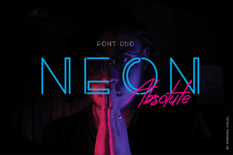 Neon Absolute - Font Duo + Bonus