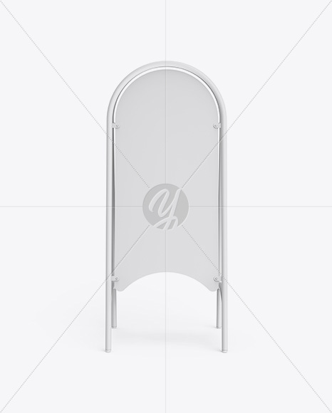 Matte Street Stand Mockup PSD #3