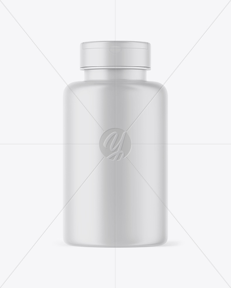 Matte Plastic Jar Mockup PSD #3